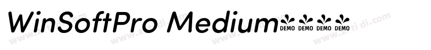 WinSoftPro Medium字体转换